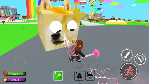 Download Obby Memes: Grow Fruits Terbaru – Game Parkour Seru - Screenshot 3