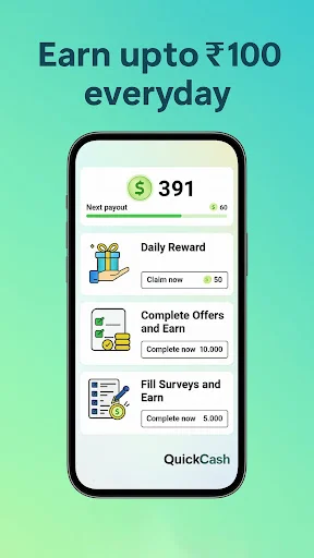 Download QuickCash Terbaru – Hasilkan Uang dari HP Gratis - Screenshot 1