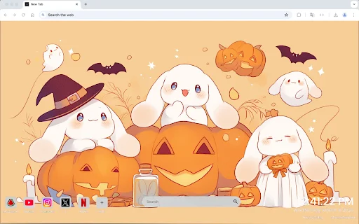 Download Halloween Cinnamoroll Live Wallpaper Gratis - Screenshot 3