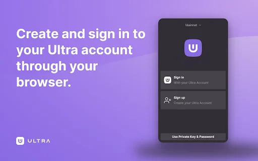 Unduh Ultra Wallet Terbaru – Dompet Kripto Aman & Tanpa Biaya - Screenshot 1