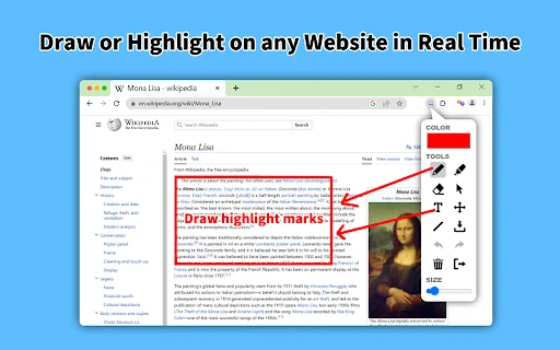 Page Marker – Coret & Tandai Website Secara Real-Time Gratis - Screenshot 1