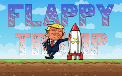 Download Flappy Trump Terbaru – Game Seru Gratis di Browser - Screenshot 1