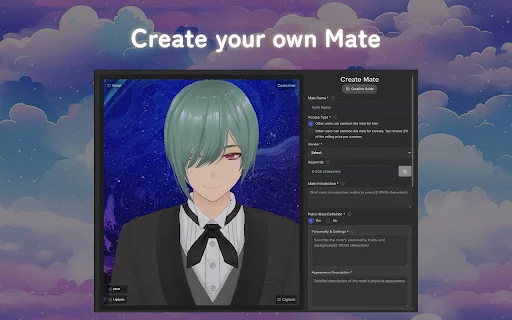 Download OshiKoi: AI Mate Browser – Pendamping AI 3D Terbaik - Screenshot 4