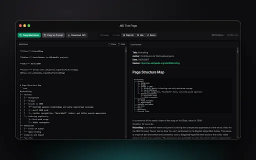 Download .MD this page – Ubah Halaman Web ke Markdown Instan - Screenshot 2