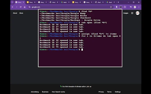 Chrome Terminal: Kelola Tab & Bookmark dengan Command Line - Screenshot 5