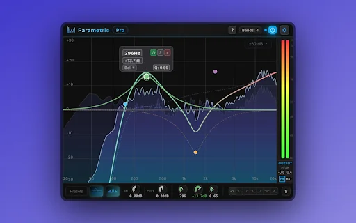 Download Parametric EQ Chrome: Equalizer Audio Profesional - Screenshot 1