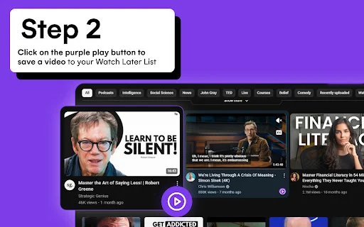 Watch Later List – Ringkasan AI & Simpan Video YouTube Mudah - Screenshot 2