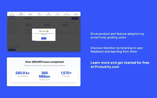 Produktly – Buat Product Tour Tanpa Coding & Tingkatkan Retensi - Screenshot 5