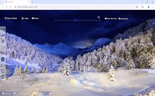 Download Winter Snow Wallpaper Terbaru – Tema HD Gratis - Screenshot 1