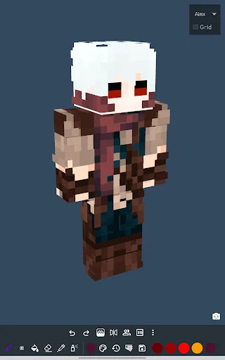 3D Skin Editor for Minecraft – Buat Skin Keren Sekarang - Screenshot 16