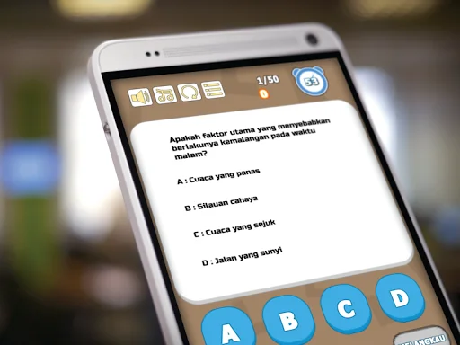 Download KPP Test Malaysia Terbaru 2026 – Latihan Ujian SIM Gratis - Screenshot 5