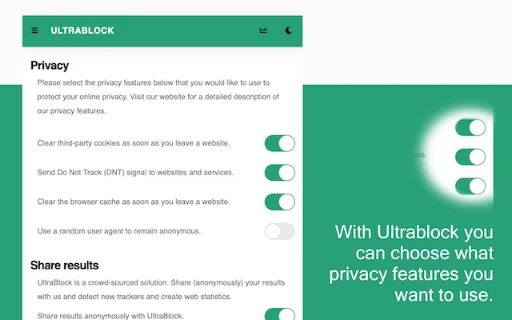 UltraBlock: Adblock & Privasi Terbaik untuk Browser Anda - Screenshot 5