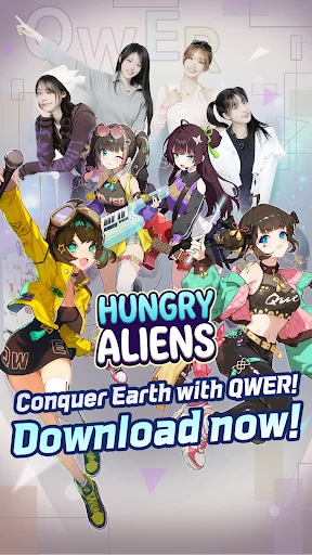 Download QWER x HungryAliens Terbaru – Petualangan Invasi Bumi - Screenshot 7