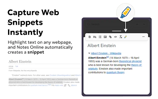 Notes Online: Ekstensi Notepad Chrome Terbaik – Gratis & Cepat - Screenshot 3