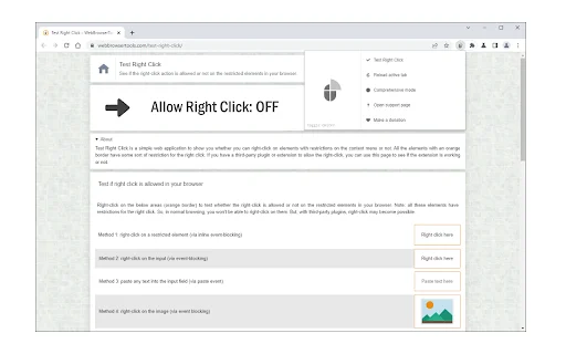 Unduh Allow Right Click Terbaru – Aktifkan Klik Kanan Gratis - Screenshot 1