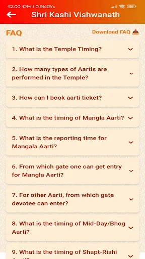Unduh Aplikasi Shri Kashi Vishwanath Temple Resmi – Pesan Aarti - Screenshot 21