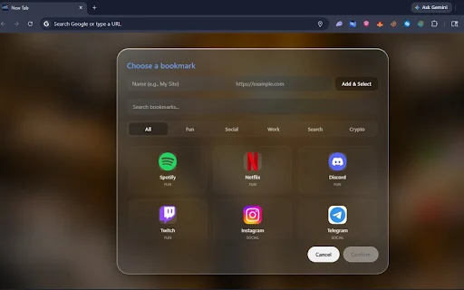 Halo New Tab Dashboard – Ubah Halaman Baru Chrome Jadi Estetik - Screenshot 4