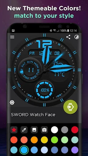 Download WatchMaker Watch Faces – Koleksi Tampilan Jam Terlengkap - Screenshot 6