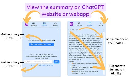 NoteGPT: Ringkasan Udemy dengan ChatGPT & Claude – Unduh Gratis - Screenshot 4