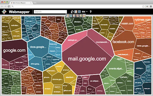 Download Webmapper Terbaru – Visualisasikan Riwayat Browsing Anda - Screenshot 5