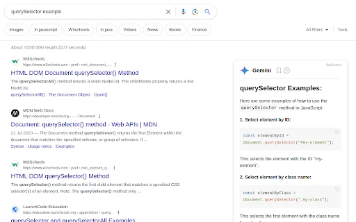 AI next to search results: Dapatkan Ringkasan Gemini Instan - Screenshot 3