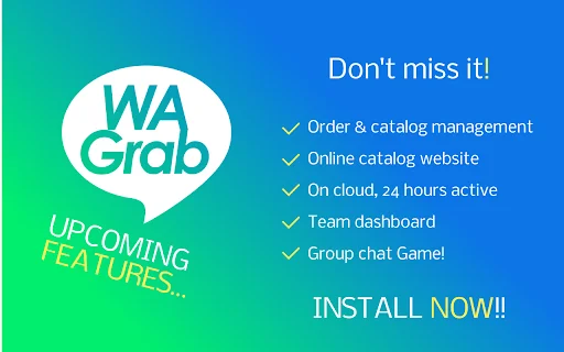 Download WAGrab Terbaru – Alat Marketing WhatsApp & Chatbot AI - Screenshot 5