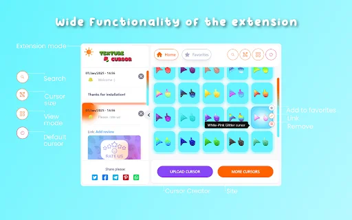 Texture Cursor: Ubah Kursor Chrome Jadi Keren & Lucu Gratis - Screenshot 2