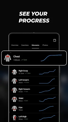 Download Lyfta: Gym Log Workout Tracker Terbaru – Lacak Latihanmu - Screenshot 8