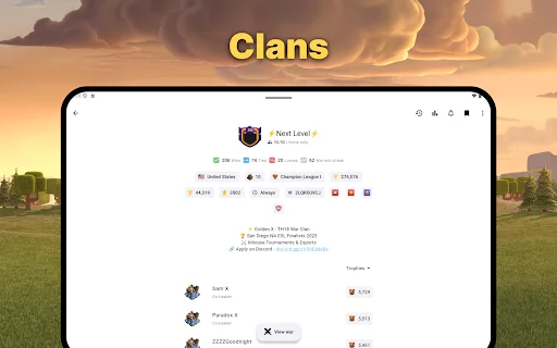 War Report for Clash of Clans: Pantau Perang & Kelola Klan Anda - Screenshot 10