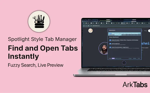 ArkTabs: Kelola Tab Browser Lebih Cepat dengan AI – Unduh Gratis - Screenshot 1