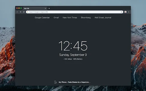 Download Minimo Terbaru – Tab Baru Minimalis & Elegan - Screenshot 1