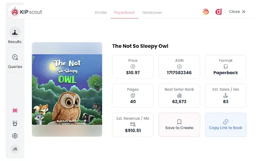 KIP Scout: Temukan Topik Buku Terlaris di Amazon – Gratis! - Screenshot 2