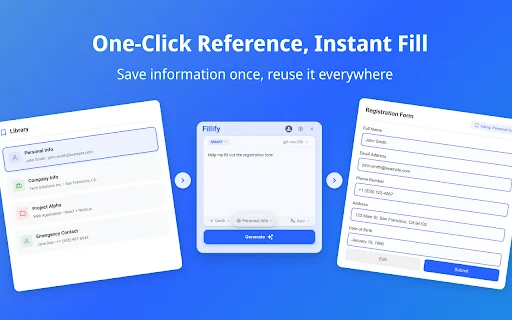 Download Fillify Terbaru – Pengisi Formulir AI Otomatis Gratis - Screenshot 3