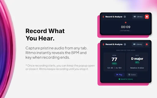 Download Ritmo Terbaru – Rekam Audio Browser & Deteksi BPM Gratis - Screenshot 2