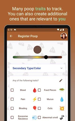 Download Happy Poop: Pantau Kesehatan Pencernaan Anda Gratis - Screenshot 18