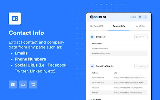 SEO Pilot: Alat Analisis SEO & AI Writer Terbaik untuk Chrome - Screenshot 2