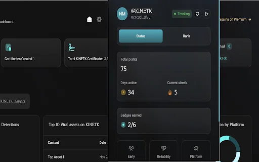 Download KINETK IP Network – Protect Creators & Earn Rewards - Screenshot 2