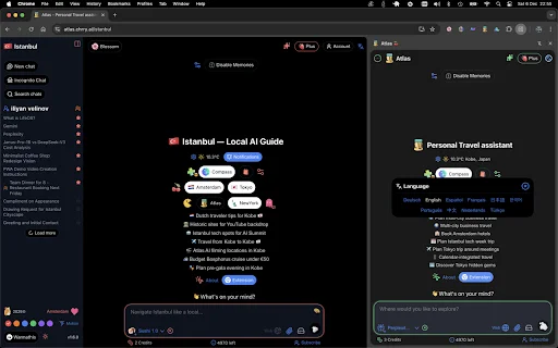 Atlas 🍒: Asisten Perjalanan AI Pintar untuk Petualangan Anda - Screenshot 4