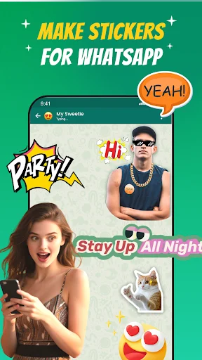 Sticker Maker – Sticker Vibe Terbaru – Buat Stiker WA Gratis - Screenshot 1