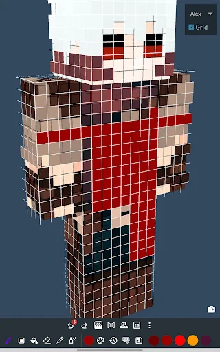 3D Skin Editor for Minecraft – Buat Skin Keren Sekarang - Screenshot 11