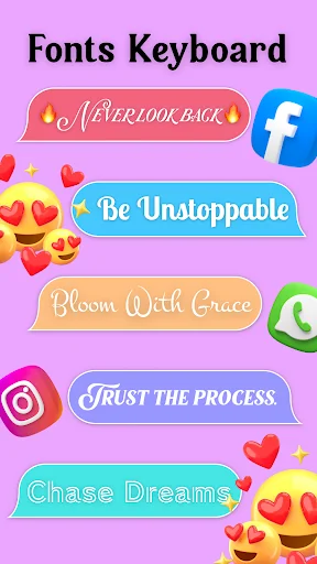 Stylish Text & Keyboard: Font Keren & Tema Keyboard Gratis - Screenshot 10