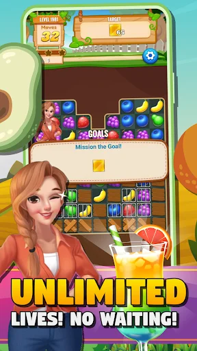Download Sweet Fruit Match Puzzle Blast Gratis – Game Puzzle Seru - Screenshot 25