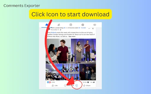 Comments Exporter untuk FB – Ekspor Komentar ke CSV/JSON - Screenshot 2