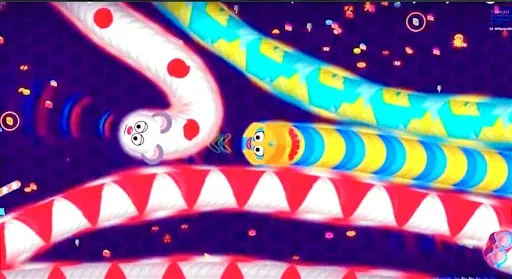 Download Snake Worm Battle Zone IO Terbaru – Game Ular Seru Gratis - Screenshot 5