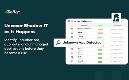 Download Reftab SaaS Discovery Terbaru – Pantau Penggunaan SaaS - Screenshot 3