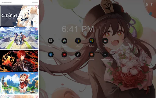 Download Genshin Impact New Tab Terbaru – Tema Keren Gratis - Screenshot 1