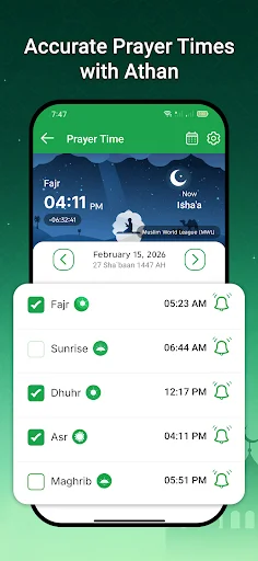 Download Muslim Prayer Times: Quran Azan Terbaru – Jadwal Sholat - Screenshot 1