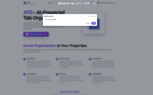 ATO – AI Tab Organizer: Atur Tab Browser Anda Secara Otomatis - Screenshot 4