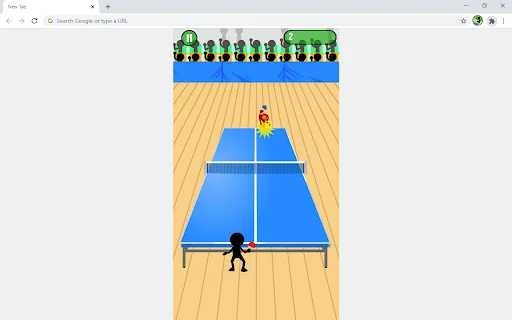 Download Stickman Ping Pong Sports Game Gratis – Main Sekarang - Screenshot 1