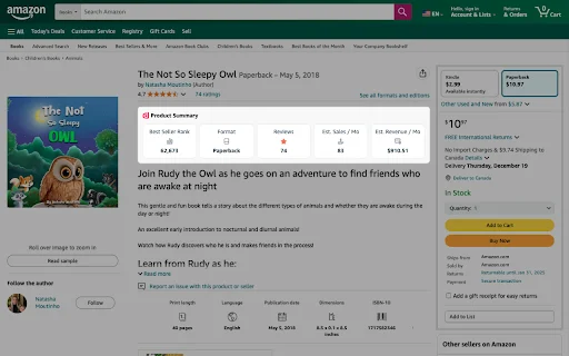 KIP Scout: Temukan Topik Buku Terlaris di Amazon – Gratis! - Screenshot 3